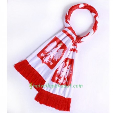 Puola World Cup 2018 Kaulaliina Valkoinen Punainen